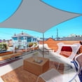 thumbnail image 2 of Yescom 16x16' 95% UV Block Square Sun Shade Sail Canopy Outdoor Patio Pool Cover Net, 2 of 9