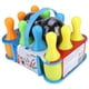 thumbnail image 1 of Juego de bolas de bolos de colores, juguetes deportivos para bebés, juego de juguetes para niños, 10 pines y 2 bolas (17 CM), 1 of 11
