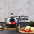 thumbnail image 2 of Wonderchef Taurus Hard Anodized Aluminum Indian Cooking Inner Lid Pressure Cooker, 5 Quarts, Black, 2 of 4