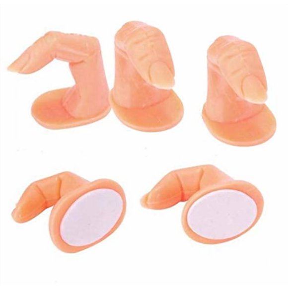 DNHCLL 6PCS Práctica Modelo de práctica de Dedo Falso para Mano Nail Art Training Display Herramienta de decoración DIY