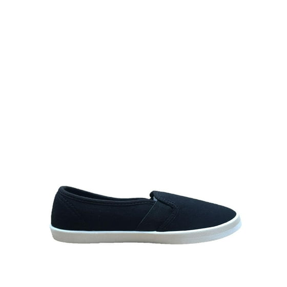 time and tru white canvas shoes