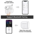 thumbnail image 2 of CNKOO Wireless charging case for AirPods Pro  compatible with AirPod Charging case replacement  built-in 660 mAh battery  Bluetooth pairing sync button (white), 2 of 7