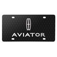thumbnail image 2 of iPick Image for Lincoln Aviator 3D Logo on Front Grill Pattern 12"x6" Black Acrylic License Plate, 2 of 15