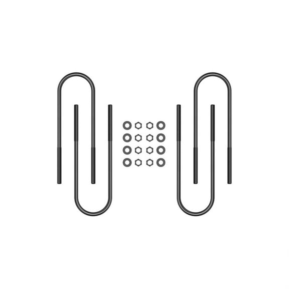 ICON, Rear, 15 U-Bolt Kit, Compatible with 2011-Up Ford F250/F350 SD, 67003