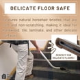 thumbnail image 4 of ALL PARTS ETC. Commercial Heavy Duty Hard Wood Tile Floor Brush 14” Wide with Bumper for Natural Horsehair Soft Bristles Hoover, Sanitaire, Carpet Pro, Proteam Back Pack Vacuums and more, 4 of 7