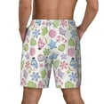 thumbnail image 4 of Uemuo Pastel Christmas Cookies Pattern Mens Swim Trunks Quick Dry Board Shorts with Mesh Lining, Stretch Beach Shorts Quick Dry No-Chafing Board Shorts-X-Large, 4 of 9
