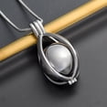 thumbnail image 4 of Teardrop with Keepsake Urn Cremation Jewelry for Ashes Holder Necklace Memorial Jewelry Pendent for Ashes and Chain, 4 of 8