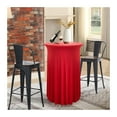thumbnail image 6 of 60X110CM Spandex Cocktail Tablecloth Skirt Elastic Round Table Cover High Top Table, 6 of 6