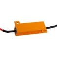 thumbnail image 3 of Load Resistors for Fixing Turn Signal Blink Errors, Prevent LED Bulb Error, Easy Installation, Heat Up Like Halogen, For License Plate Lights Daytime Running Lights (Gold Aluminum, 3 of 5