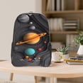thumbnail image 5 of Gaeub Solar System Paper Art Print Clear Backpack ,Clear Transparent Backpack, PVC Bag with Side Pockets,for Concert, Beach, Work, Travel & Sporting, 5 of 7
