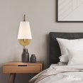 thumbnail image 4 of Hunter - Valley Park 1-light Alturas Gold, Medium Size Sconce Light, Dimmable, Transitional Style, Sconce Shaped, for Bedrooms, Dining, Living Rooms - 48173, 4 of 10