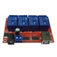 thumbnail image 2 of koolsoo Module Relais USB à 4 Canaux 24V avec Voyant Indicateur de Puissance pour Commande MCU, 2 of 9
