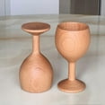 thumbnail image 4 of Healthy Wooden Wine Cup Goblet Smooth Surface Easy to Clean and Maintain Wine Mug Suitable for Bars Daily Meals, 4 of 5