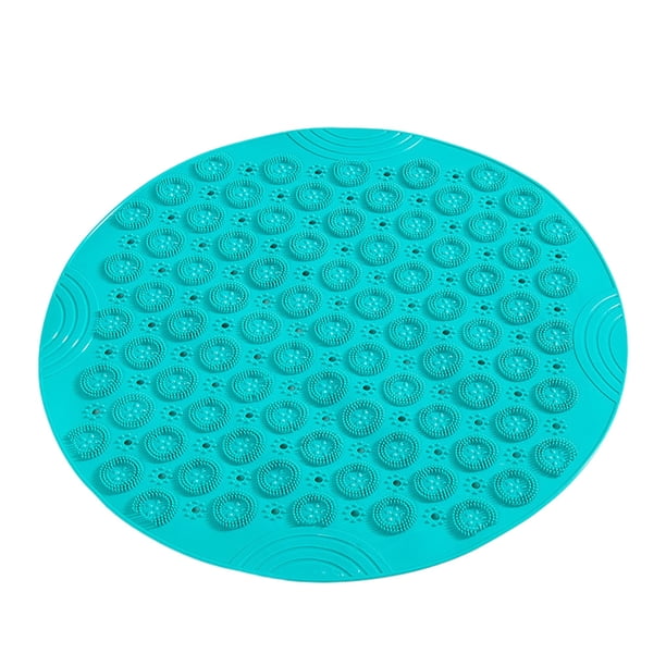 Billuyoard Para duchas de gimnasio - Alfombrilla de ducha antideslizante para una sujeción firme Enjuague la alfombrilla y póngala a secar al Juegos de accesorios de baño verde, 1 66 cm * 66 cm