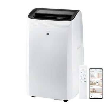 TCL 8,000 BTU 350 sq. ft. Smart Portable Air Conditioner with Fan & Dehumidifier White