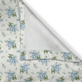 thumbnail image 5 of Ambesonne Ivory and Blue Grommet Curtain, Spring Leaves, 50" x 72", Pale Blue Ivory, 5 of 6