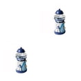 thumbnail image 1 of Bearachild Portavelas de faro Estilo mediterráneo Velas Contenedor Metal Decoración del hogar Candelabros Adornos Tipo 1 Tipo 1 2Conjunto, 1 of 6