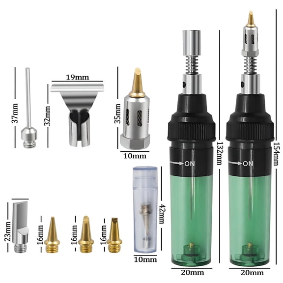 ZEPARO 4 in 1 Portable Soldering Iron Kit Household Welding Repair Tools Pen-type Soldering Iron Portable Small Soldering Iron