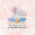 thumbnail image 4 of Inktastic My Yaya Loves Me to the Moon and Back Elephant Family Boys or Girls Toddler T-Shirt, 4 of 5