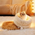 thumbnail image 5 of Cat Bed under $5! CQCYD Winter Warm Enclosed Pet Sleeping Bag Foldable House for Small Cats Kittens Under 8kg Cozy Plush Pet Nest, 5 of 6
