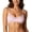 Pink, variant on Women’s Lace High Elastic Ultra‑Thin Breathable Bra – , Seamless, Comfortable, No Underwire, Sheer Red M