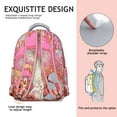 thumbnail image 5 of Botanical Mushroom Waterproof Backpack - Breathable & Lightweight Daypack with Adjustable S-Shaped Shoulder Straps for Teens, 5 of 6