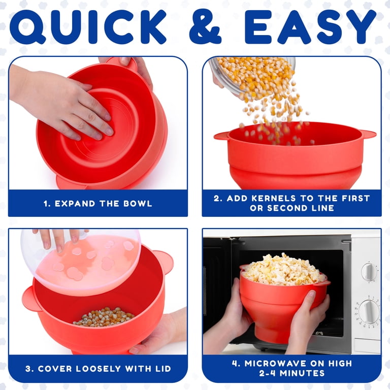 EcoEarth Microwave Popcorn Popper Collapsible Silicone Bowl photo 7