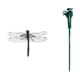 thumbnail image 1 of Libélula voladora con batería solar para decoración de jardín. Estaca de jardín solar con movimiento. Libélula rayada, 1 of 8
