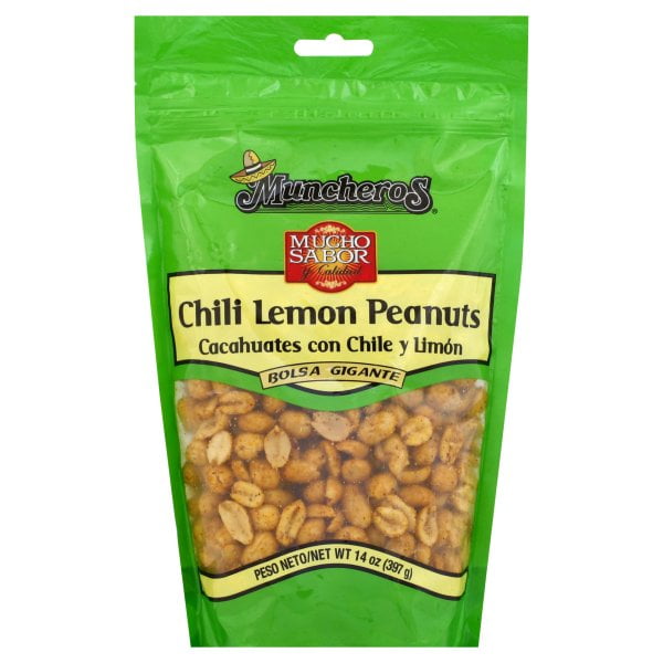Muncheros Chili Lemon Peanuts, 14 oz