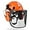 Orange+Mesh face shield, variant on Forestry Safety Helmet Chainsaw Helmet with Mesh Face Shield and Ear Muffs 3 in 1 Forestry Hard Hat