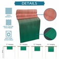 thumbnail image 6 of Red Green Ombre Table Runner 48 Inches Long Farmhouse Dress Scarves, Modern Art Gradient Orange Dining Tablerunner for Coffee Table/Kitchen Island/Party Décor, 13" x 48", 6 of 8