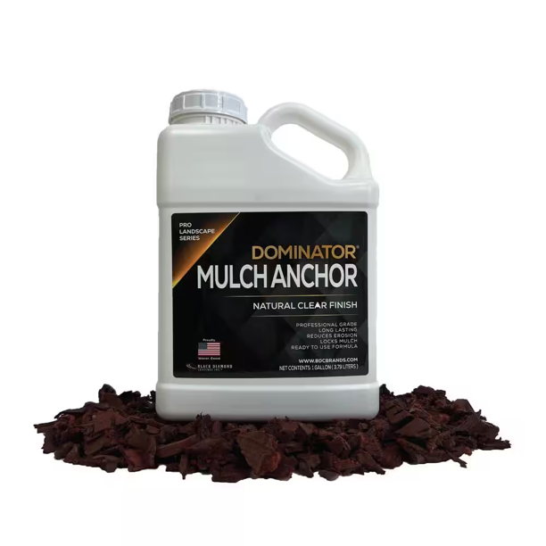 Mulch Anchor Mulch Glue and Pea Gravel Stabilizer, Ready to Use, Lasts up to 2