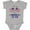 AC-Heather Grey, variant on Inktastic America Est 1776 4th of July Boys or Girls Baby Bodysuit