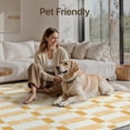 thumbnail image 5 of KUETH 5X7 Area Rugs Machine Washable Rugs for Living Room, Non Slip Throw Rug with Backing, Rug for  Bedroom、Kitchen、Floor and Dining Room, 5 of 8