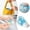 Blue, variant on Portable Blister Pack Extractor and Opener Tool for Easy Tablet Removal Assistive Aid for Seniors and Individuals with Limited Hand Strength