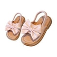 thumbnail image 2 of Girls' Sandals and Casual Summer Shoes for Toddlers & Kids Comfortable Outdoor Beach Shoes with Sole for Ages 12 Months to 7 Years, 2 of 4