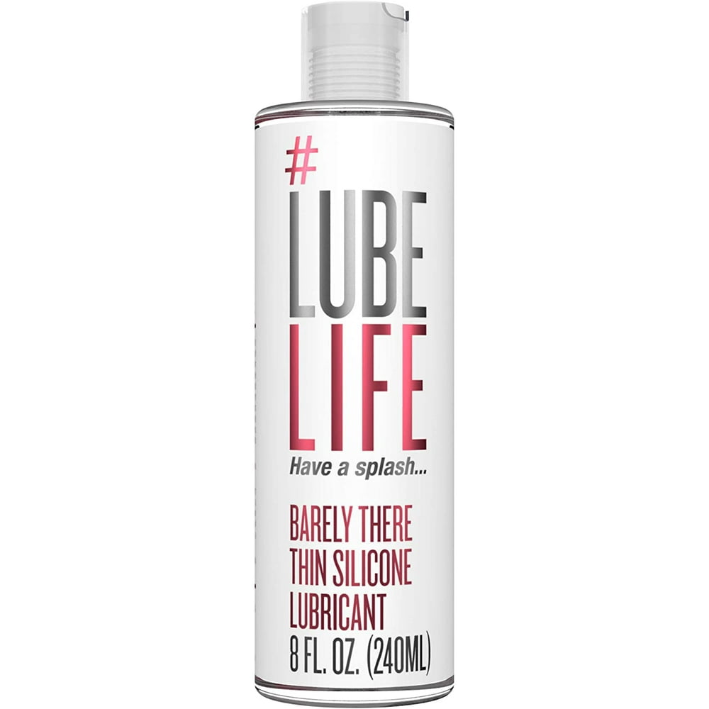 Lubelife Thin Silicone Based Long Lasting Lubricant, 8 Oz Intimate
