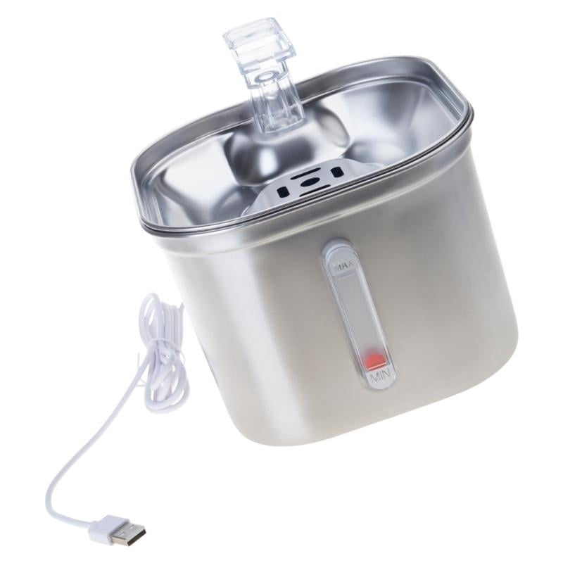 Yiran Stainless Steel Pet Water Fountain, Model 1