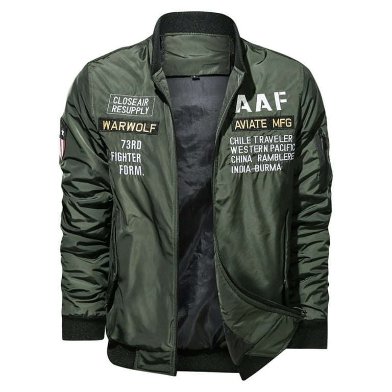 Army color shop jacket mens