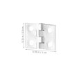 thumbnail image 2 of 100pcs Wooden Box Hinges Mini Cupboard Hinges with Screw Home Accessories, 2 of 7