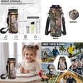 thumbnail image 6 of Yspwyqan Romantic Garden White Horse School Backpack Set for Girls, 4 Piece Backpack Set with Lunch Box Pencil Case, Trendy Double Zip Lightweight Purse for High School, 6 of 7