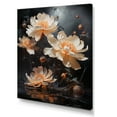 thumbnail image 2 of Designart "Flowers Blossoming In Surreal Style" Surrealism Wall Art Living Room, 2 of 7