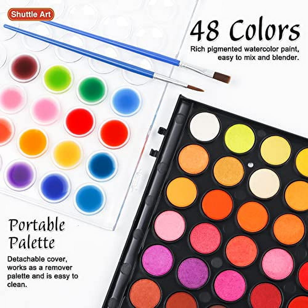 (3 pack) Shuttle Art 11.3 oz Assorted Watercolor Paint Set 3 Count