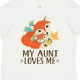 thumbnail image 4 of Inktastic Aunt Loves Me Woodland Fox Boys or Girls Toddler T-Shirt, 4 of 5