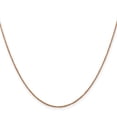 thumbnail image 2 of 14K Rose Gold Ropa Chain Necklace 20 inch .7 mm with Spring Ring Clasp 0.7, 2 of 4