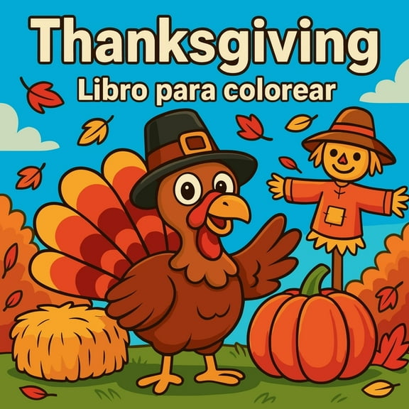 Thanksgiving - Libro para colorear, (Paperback)