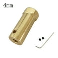 thumbnail image 1 of Extended Copper Rigid Hex Coupling Motor Shaft Connector Sleeve for Robot Car, 1 of 5