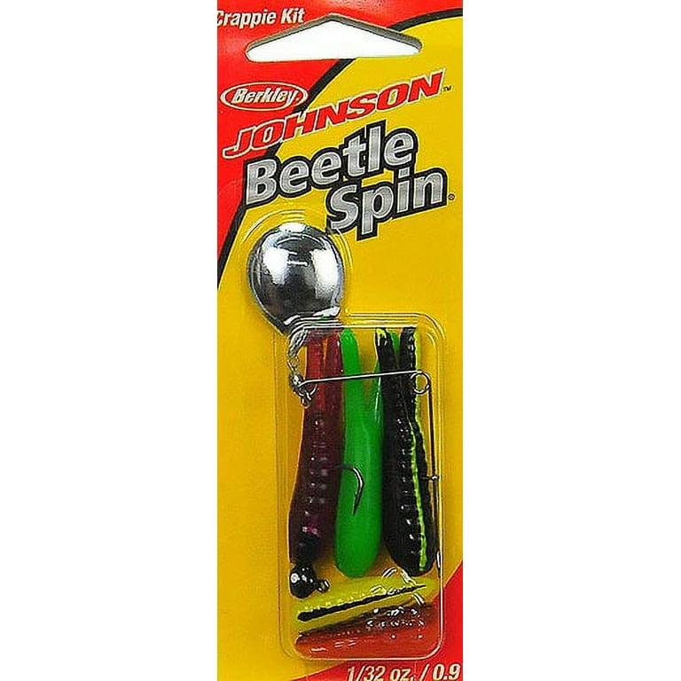 Johnson Beetle Spin Crappie Buster Fishing Bait Kit 