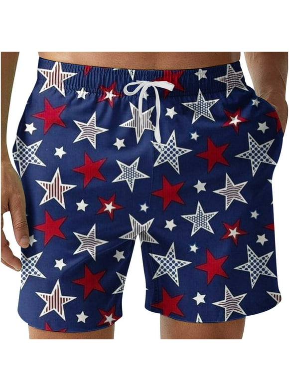 Patriotic Swim Trunks