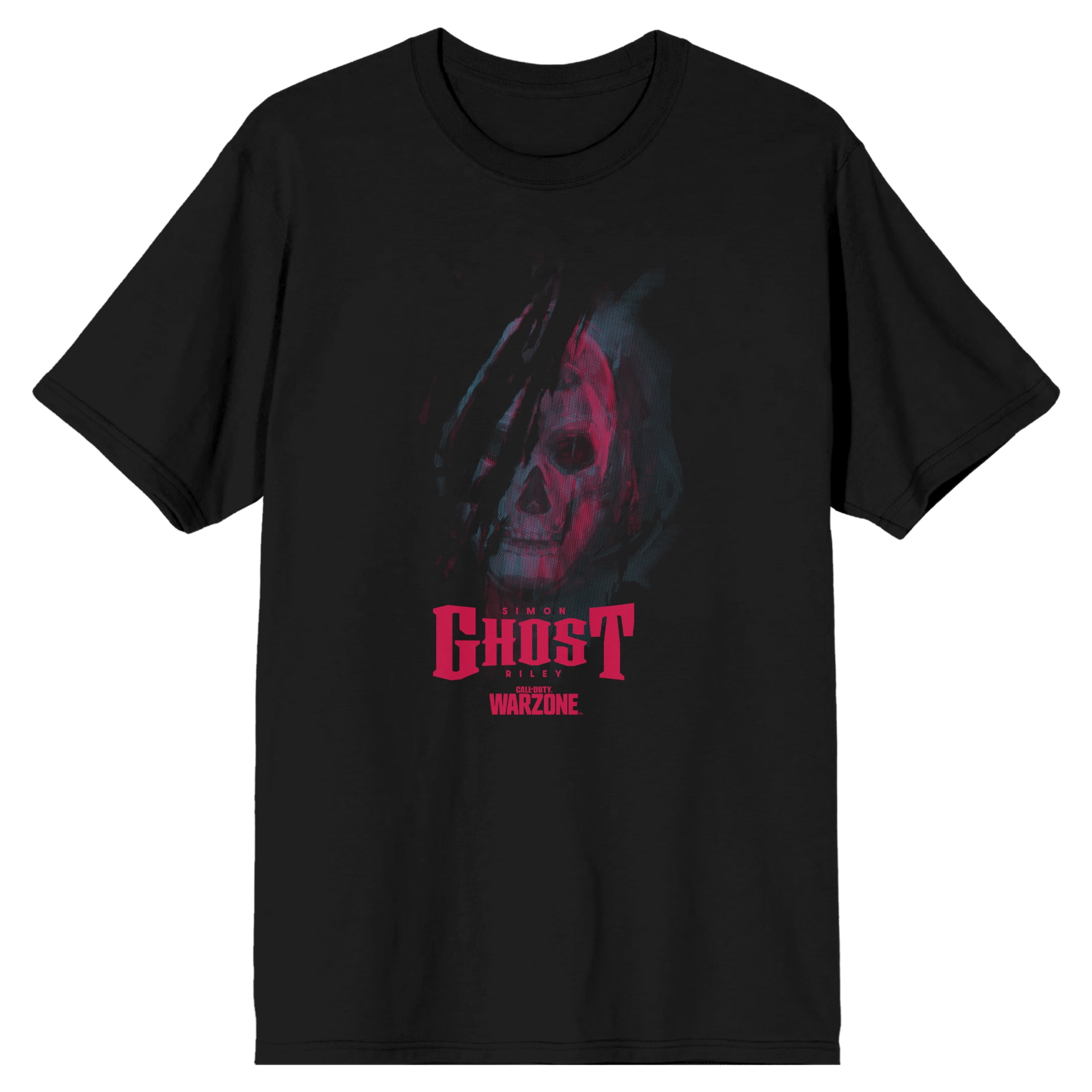 Call of Duty Warzone Simon Ghost Riley Short Sleeve T-Shirt - S ...